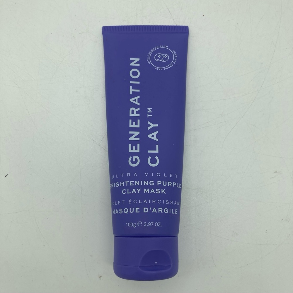 NWT Generation Clay Ultra Violet Brightening Purple Clay Mask 3.9 oz.